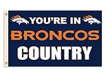 NFL Denver Broncos 3-by-5 Foot In Country Flag