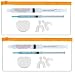2 - Watts Power White 36% Professional Deep Stain Formula Teeth Whitening Kits with New FCP Anti-cavity, Enamel Booster Gels