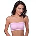 Zuku Life Women's Basic Stretch Layer Seamless Tube Bra Bandeau Top