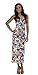 Classic Designs Womens Racerback Maxi Dress in Soft Print Stretch Jersey (S-4X)
