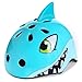 shuangjishan Awesome Boys/Girls Shark Safety Helmet Children Multi-Sport Helmet for Skateboard Cycling Skate Scooter Roller(48-52cm)