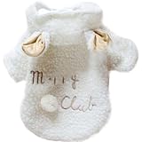 WXBUY Cute Sheep Pet Puppy Dog Clothes Warm Hoodie Apparel M