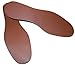 Shoeslulu Handcrafted Thin Cushioning Leather Insoles with Activated Carbon Odor Control (Full Size, British Tan [US Men 13/EU 47])