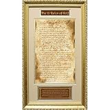 This plaque recounts the 13 Rules of Golf from 1744 13 Original Rules OF Golf Framed Collage