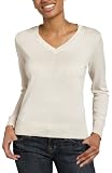 Red Moon Women's Cotton Long Sleeve V-Neck Pullover Sweater