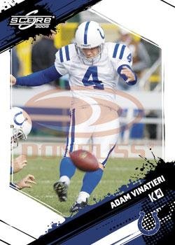 2009 Score #122 Adam Vinatieri - Indianapolis Colts (Football Cards)