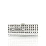 Studded Evening Clutch – Silver
