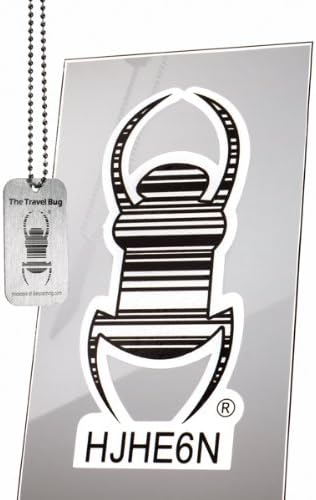 Cache Advance Vehicle Travel Bug Decal, Reflective