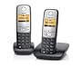 Gigaset A 400 Duo Telefono cordless senza fili, funzione vivavoce e portatile aggiuntivo (Importato da Germania)