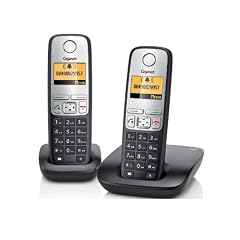 Gigaset A400 Duo Schnurlostelefon mit zus�tzlichem Mobilteil (4.32 cm (1.7 Zoll) Grafik-Display, Freisprechfunktion) schwarz