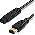 Citi Electronics FireWire 800 to 400 9 to 6 pin Cable (9pin 6pin) 6FT , IEEE-1394B Firewire 800 9-pin/6-pin Cable 6 FT GOLD TIP