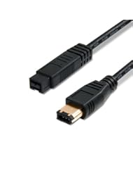 PC Accessory: CITIE Obliq - FireWire Gold 800 to 400 9 to 6 pin Cable (9pin 6pin) 6FT , IEEE-1394B Firewire 800 9-pin/6-pin Cable 6 FEET GOLD PLATED TIP - Sabrent