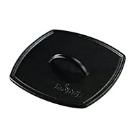 Lodge Logic LPP3 Square Ribbed Panini Press, 8.25-inch