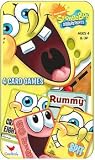 NICKELODEON SpongeBob SQUAREPANTS 4 Card Games Tin Box Set- Go Fish, Rummy, Spit and Crazy Eights