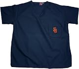 Syracuse Orange Navy Scrub Top