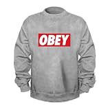 Obey LOGO Grey Graffitti Tag Sweatshirt S-XXL Tyler Ofwgkta