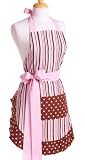 Flirty Aprons 10001 Women's Pink Chocolate Apron