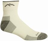 : Darn Tough Merino Wool 1/4 Sock Cushion (X-Large/Light Gray)