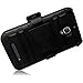 For Alcatel One Touch Fierce 7024W Cover Case (SideStand Holster Black/Black)