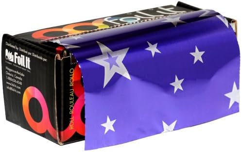 Foil It Paparazzi Purple Stars Small Foil Roll - 320 ft