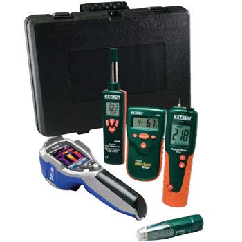 Thermal Imaging Kit with IR Camera, Moisture Meters, Thermometer and Temperature Datalogger