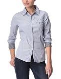 Tom Tailor Casual Casual Stretch Blouse – Chemisier Uni Avec Rappel Manches – Femme – Bleu Ciel – 38 Tom Tailor Casual Casual Stretch Blouse – Chemisier Uni Avec Rappel Manches – Femme – Bleu Ciel – 38
