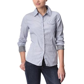 Tom Tailor Casual Casual Stretch Blouse  Chemisier Uni Avec R