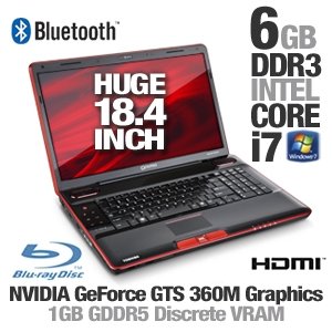 Where to buy Toshiba Qosmio X505-Q890 TruBrite 18.4-Inch Laptop (Black/Red)