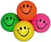 Neon Smile Face Relax Balls (1 dz)