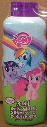 My Little Pony 3-in-1 Rainbow Punch Body Wash, Shampoo & Conditioner, 24 Fl Oz (1 bottle)