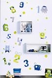 Little Boutique Monster Wall Decals - With Glow in the Dark Decals