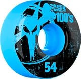Bones 100'S Og 54mm Blue Skateboard Wheels (Set Of 4)