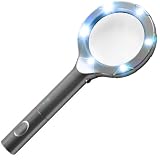 Super Bright 75-MG7616 6 LED 4x Magnifying Glass