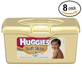 Huggies Baby Wipes in Pop-Up Tub, Shea Butter, 64-Count Tubs (Pack of 8) (512 Wipes)
