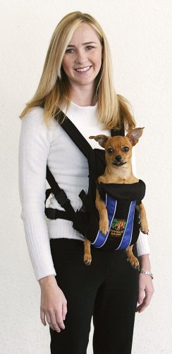 Outward Hound Legs Out Pet Carrier  Medium/Black