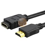 Premium 3ft 3 foot High Speed HDMI Cable M/F Extension for Xbox 360