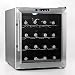 Wine Enthusiast Silent 16 Bottle Wine Refrigerator -Stainless Steel Trim