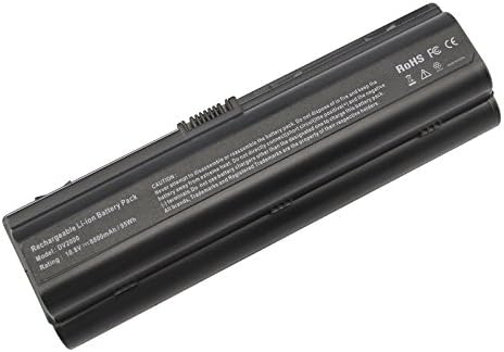 ELC World Laptop Battery for HP Compaq Presario A900 C700 F500 F700 V3000 V6500, Pavilion dv2000 dv2100 dv2200 dv2300 dv2400 dv2500 (8800mAh, 10.8V, 12 Cell)