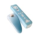 Wii Silicon Sports Grip Set for WiiMote and Nunchuck - Clear Blue