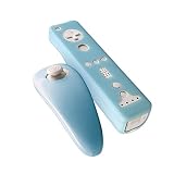 Wii Silicon Sports Grip Set for WiiMote and Nunchuck - Clear Blue