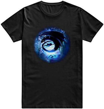 Drong Men's Night Fury's Silhouette How To Train Your Dragon T-shirt