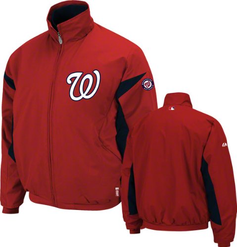 Washington Nationals Authentic Collection Red Therma Base Triple Peak Premier Jacket