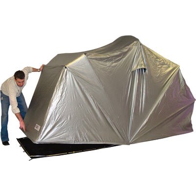 Rhino Shelter Motorcycle Enclosure - Single Cycle 10ft6inL x 3ft4inW x 6ftH Model# SCY-10