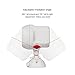 ICOCO LED Motion Sensor Light 4 LEDs 600 Lumens Battery Powered Ultra Bright Outdoor Spotlight Wireless Warm White (White)