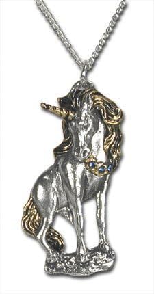 Starfire Unicorn Pendant Necklace