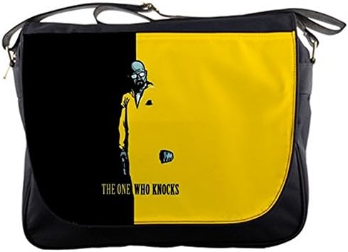 Breaking Bad The One Who Knocks Shoulder Messenger Bag for School College Work Collectible