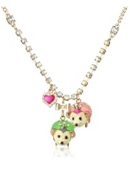 Betsey Johnson "A Day at the Zoo" Possum Pendant Necklace, 19"