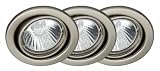 Led Einbaustrahler Halogeneinbaustrahler 3er Set Classic