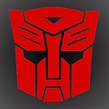 TRANSFORMERS AUTOBOT RED DECAL STICKER 5X5