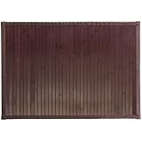 InterDesign Bamboo Floor Mat, 24-inch by 17-inch , Mocha